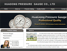 Tablet Screenshot of pressure-gauge.com